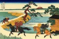 Los campos de Sekiya junto al río Sumida 1831 Katsushika Hokusai Ukiyoe